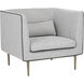 Batavia Belfast Heather Grey Armchair